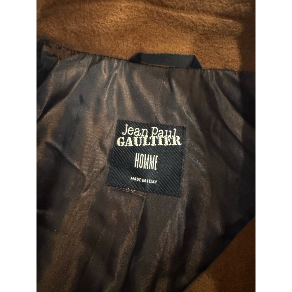 Jean Paul Gaultier Homme Mens Vintage Alpaca Wool Double Breasted Trench Coat 38 - Picture 15 of 16